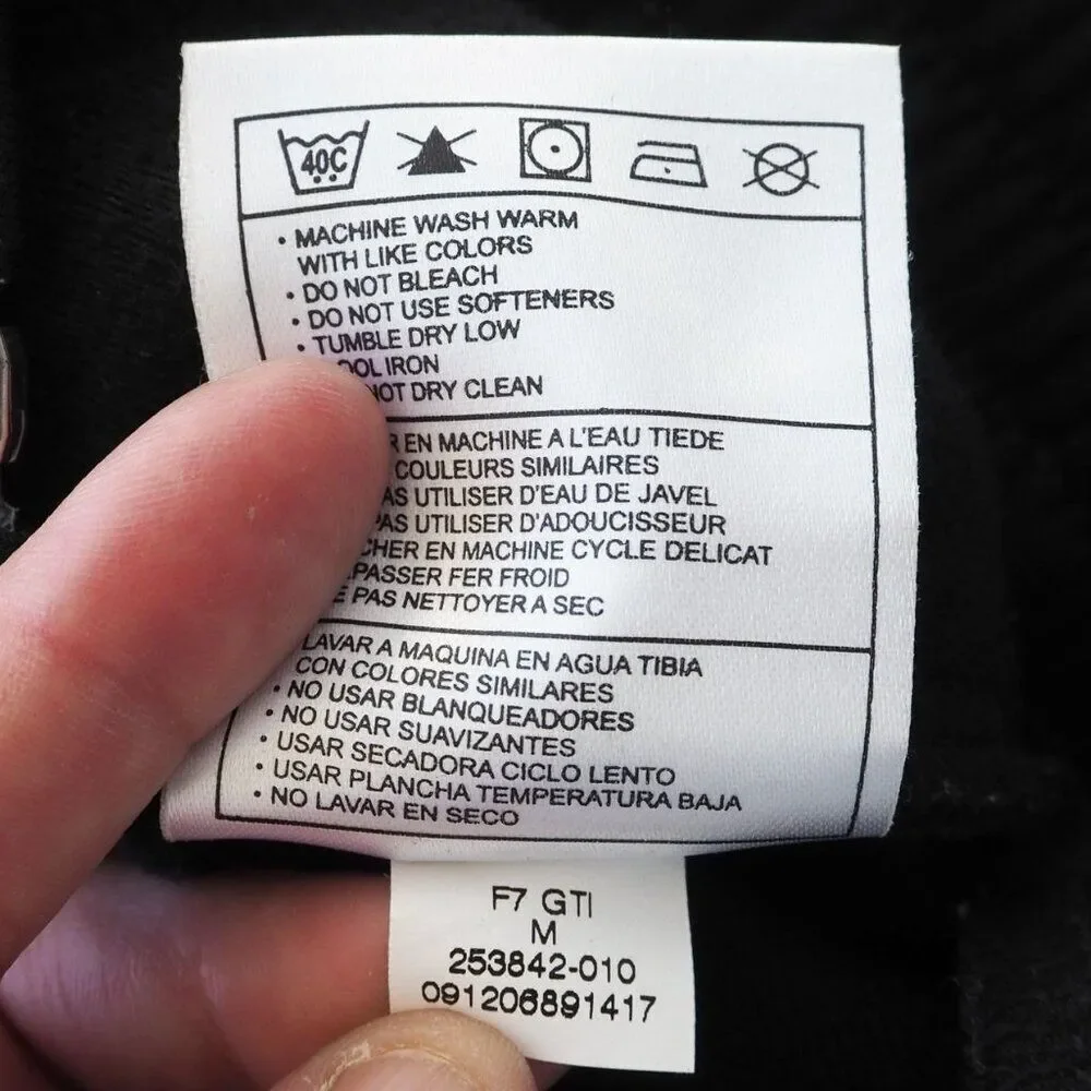 Nike Vintage Y2K Full Zip Track Jacket Black / White 253842-010 Women's M (8-10)